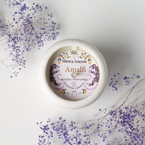 Amalfi (Sweet orange and sparkling lemon) scented candle