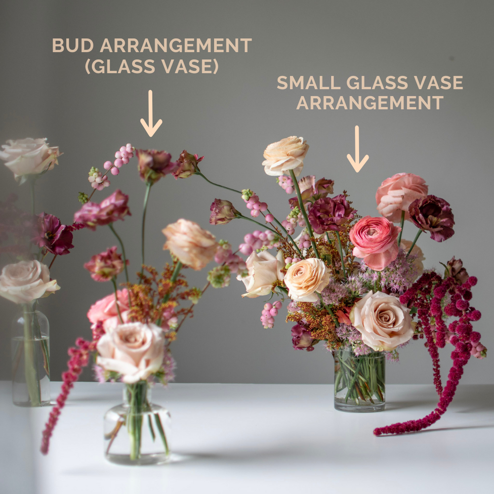 Small Glass Vase Arrangement
