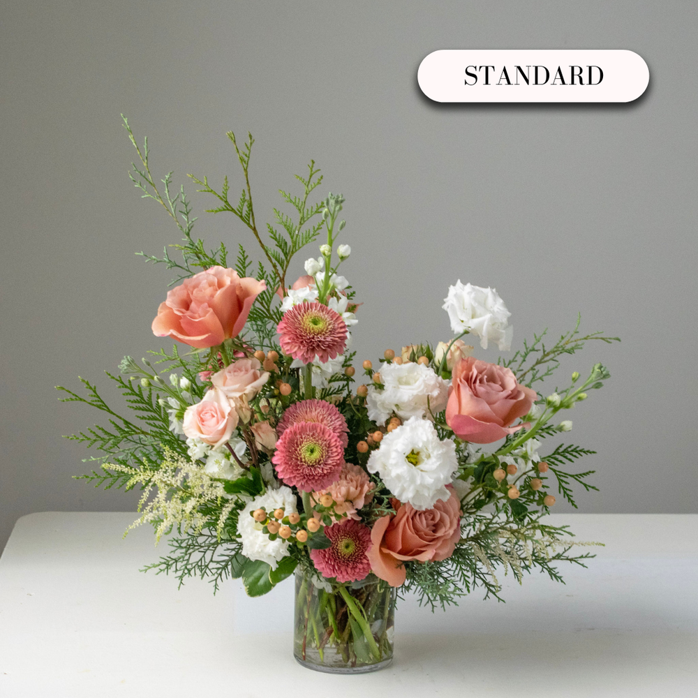 Florist's Choice Glass Vase Arrangement