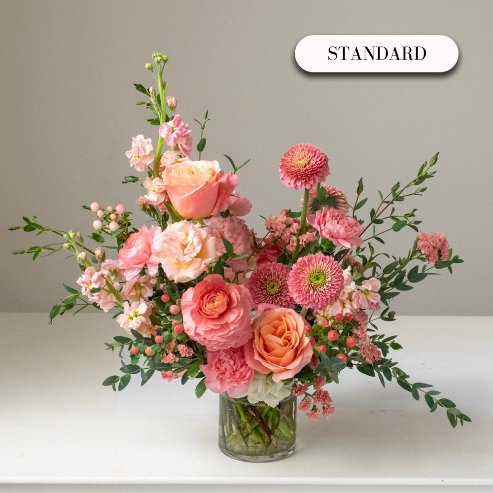 Florist's Choice Glass Vase Arrangement