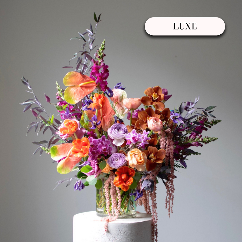 Florist's Choice Glass Vase Arrangement