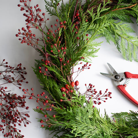 come make winter wreaths with us