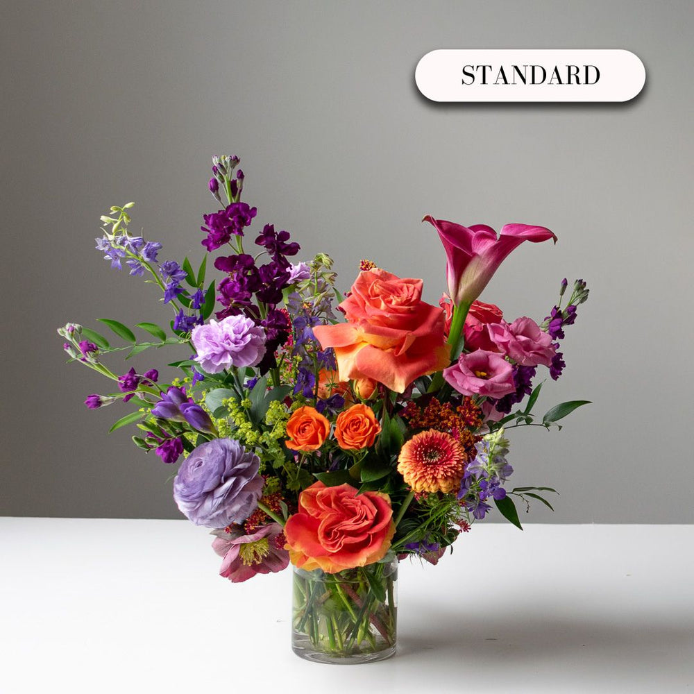 Florist's Choice Glass Vase Arrangement