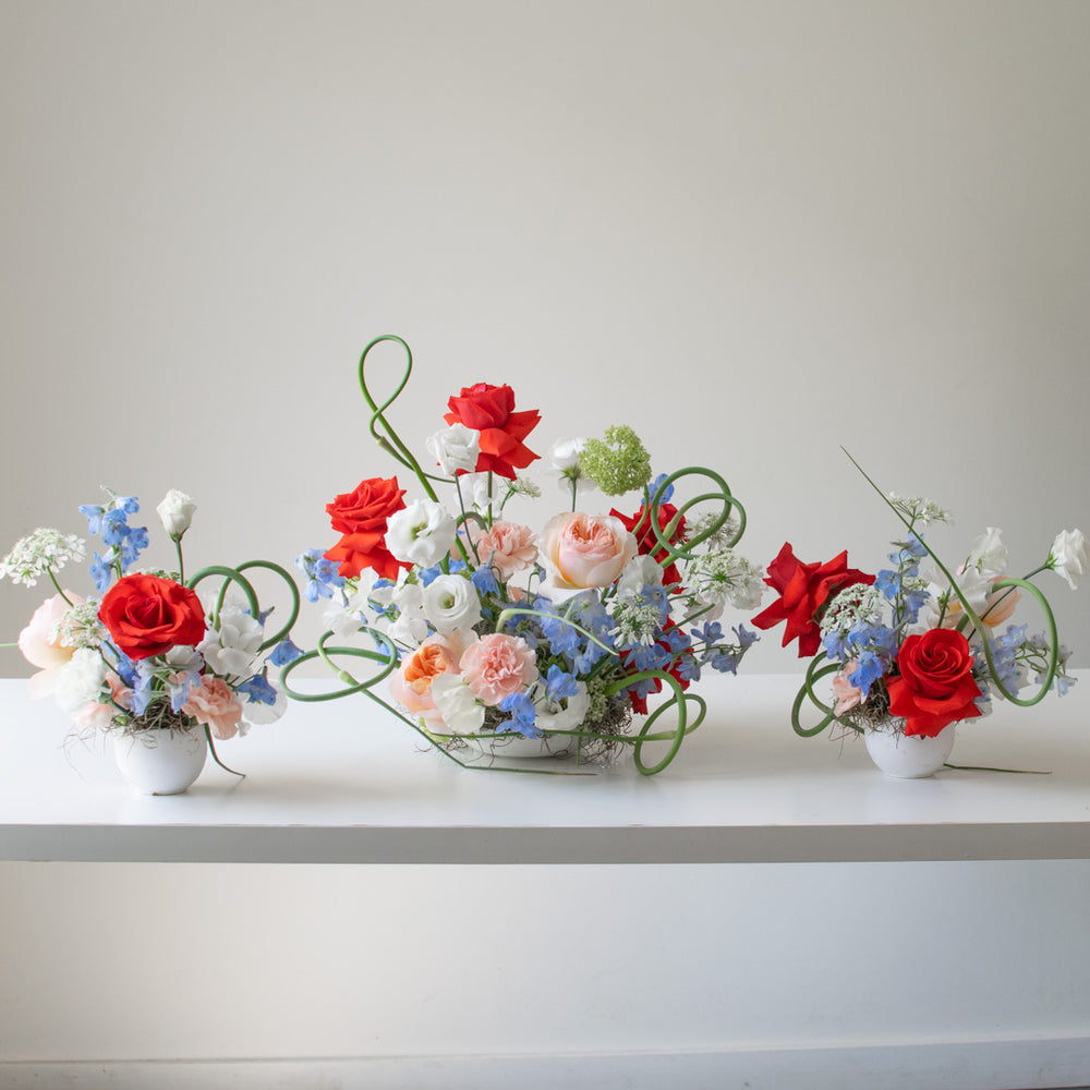 Low Centrepiece (hidden vase)