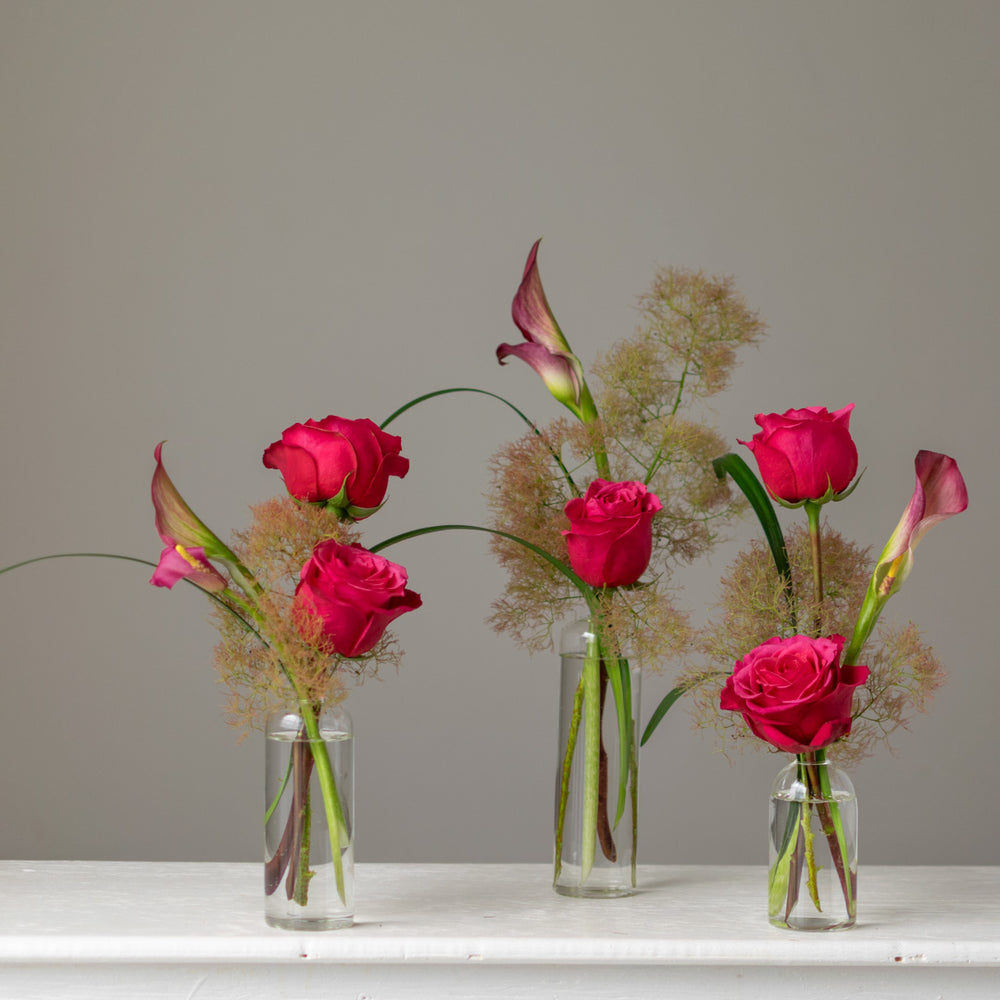 Minimalist Bud Vase Trio