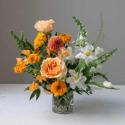 Florist's Choice Glass Vase Arrangement