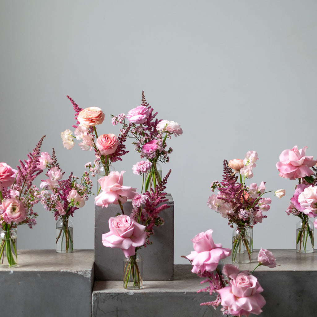Simple Glass Bud Vase | Order Minimalist Wedding & Event Flowers (GTA ...