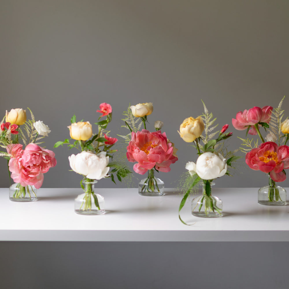 Bud Arrangement (glass vase)