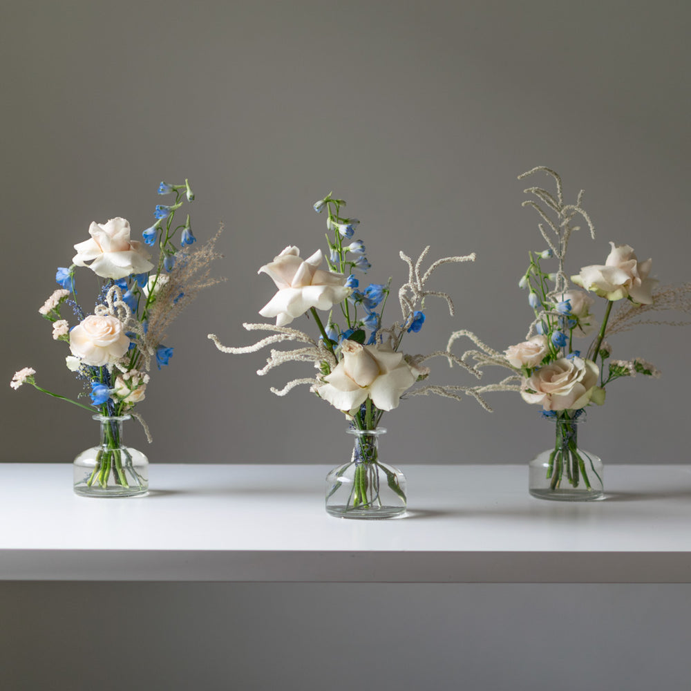 Bud Arrangement (glass vase)