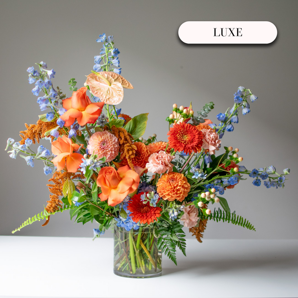 Florist's Choice Glass Vase Arrangement