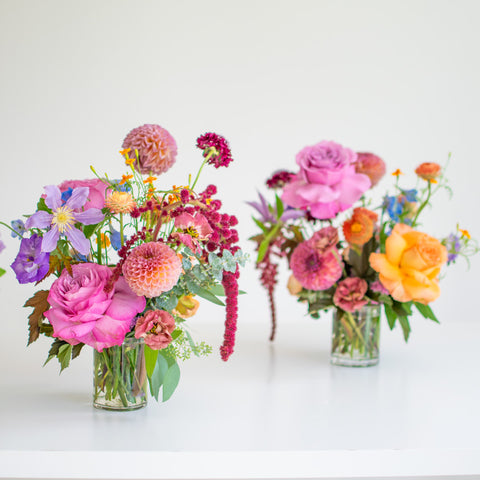 Small Glass Vase Arrangement