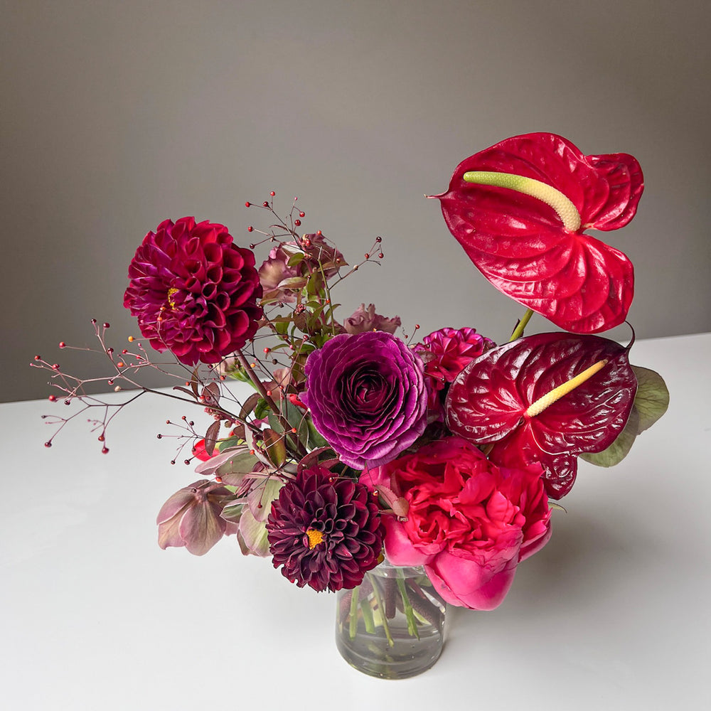 Small Glass Vase Arrangement
