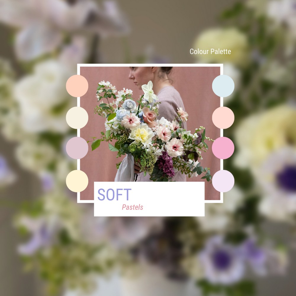 Depiction of the Soft Pastels colour palette