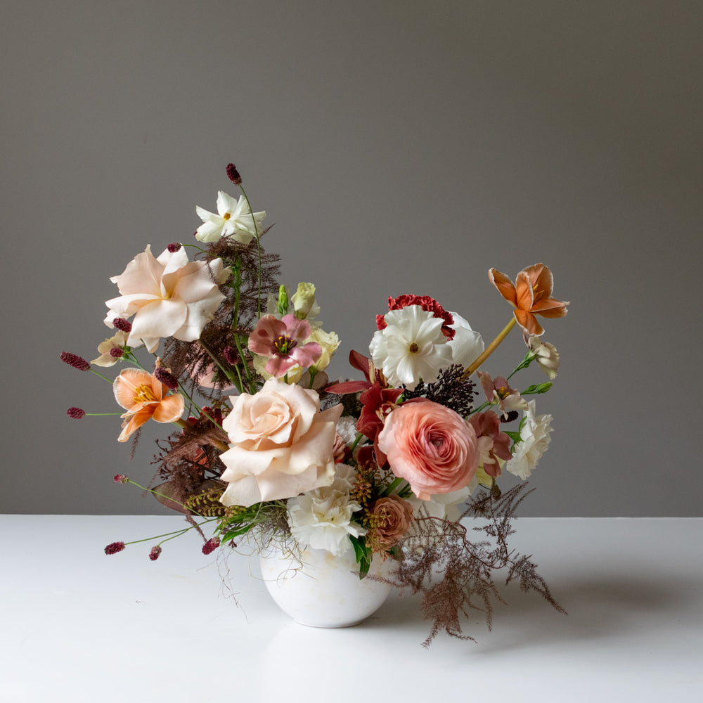 Standard Ceramic Arrangement (white vase)