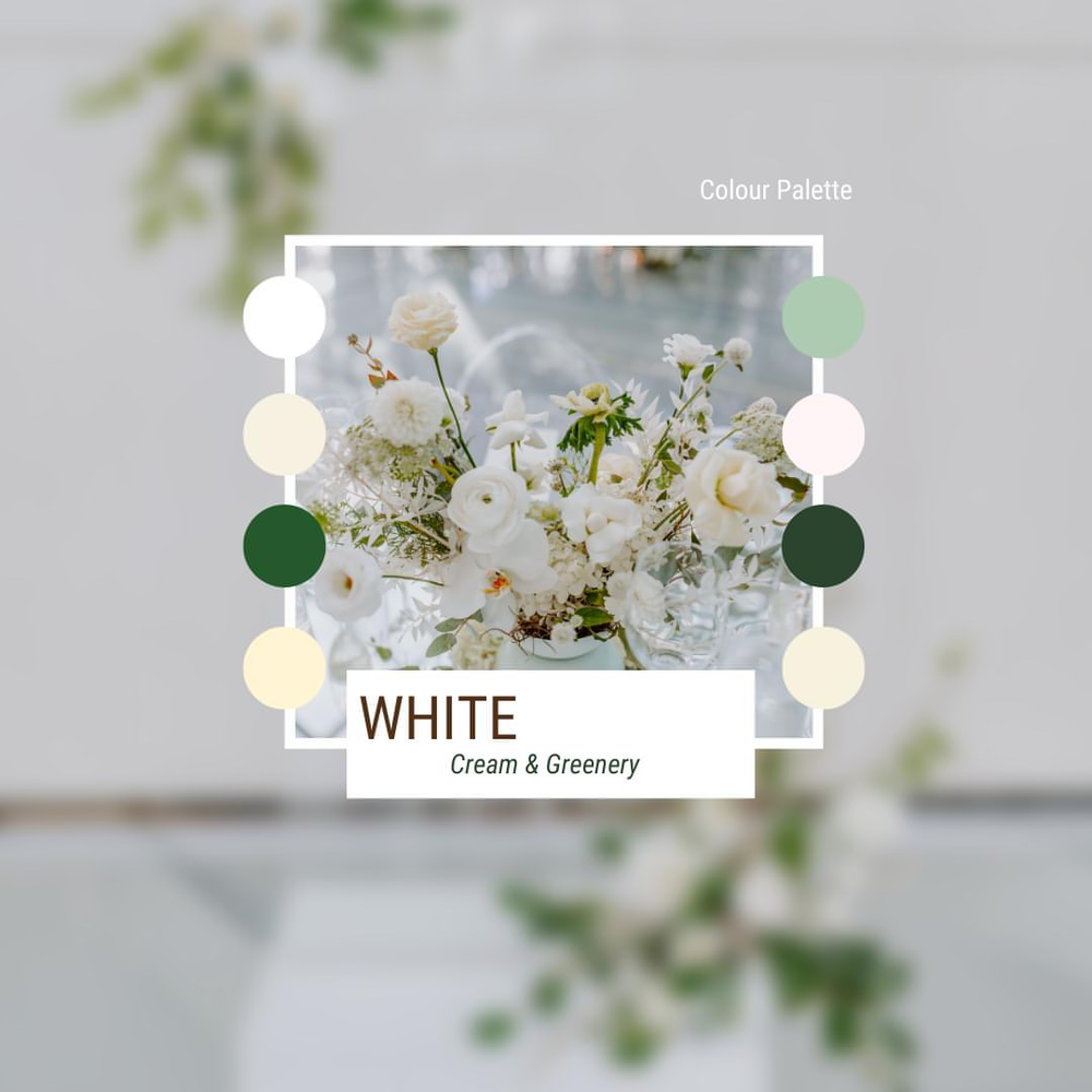 Large Centrepiece (white bowl).