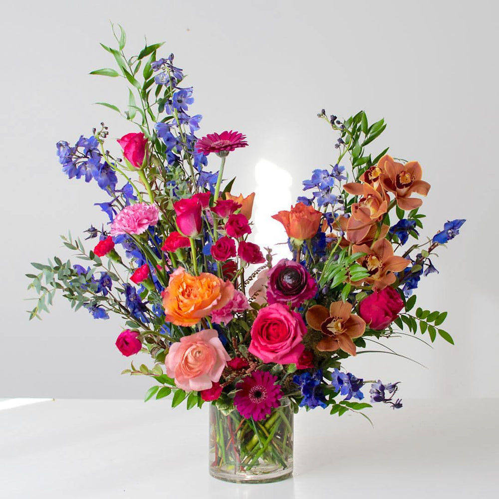 Receive fresh flowers every month with our Vase Arrangement Flower Subscription.
