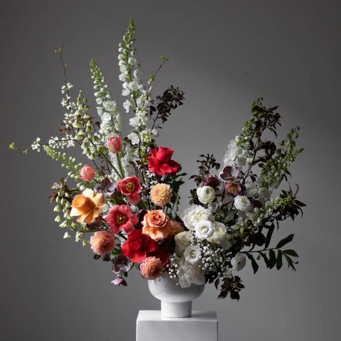 The Utmost comes in white ceramic raise compote.